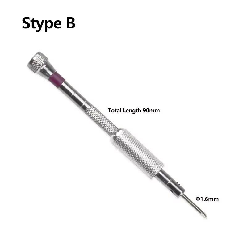 Small 0.8-1.6 Steel Single Screwdriver For Watch Glasses Repairing Portable Hand Tools Band Removal With  Link Pins Watchmaker