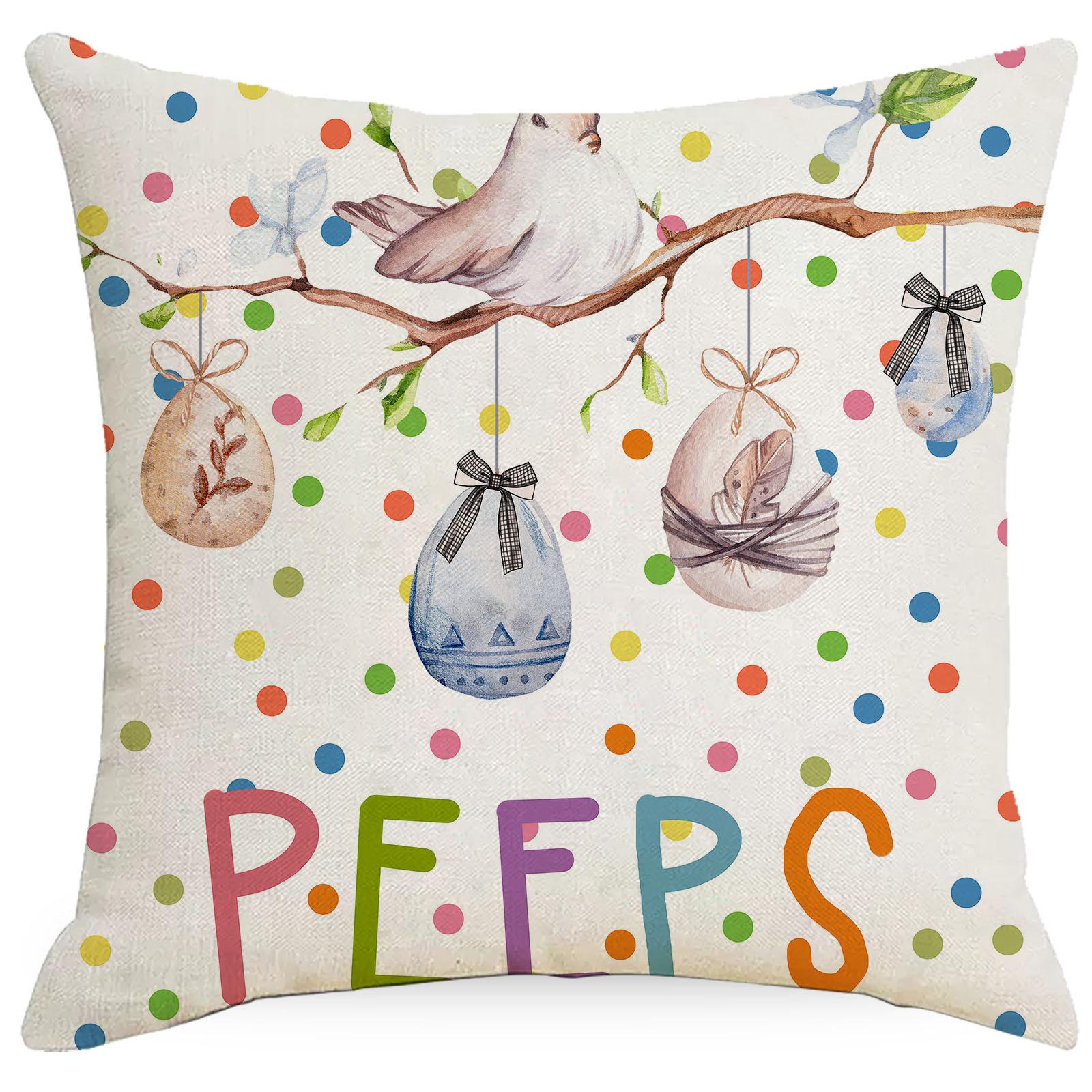 

Easter Pillowcase Sofa Living Room Pillowcase Pillowcase Pillowcase New Home Style 45 * 45Cm