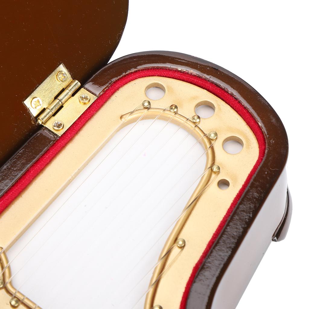 Miniature Piano Model Ornaments Wooden Musical Instrument Bedroom Living Room Furniture Decoration