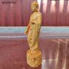 Home Furnishings Cliff Cypress Wood Carving of Buddha Buddha Solid Wood Carving Crafts Offering Buddha Statues