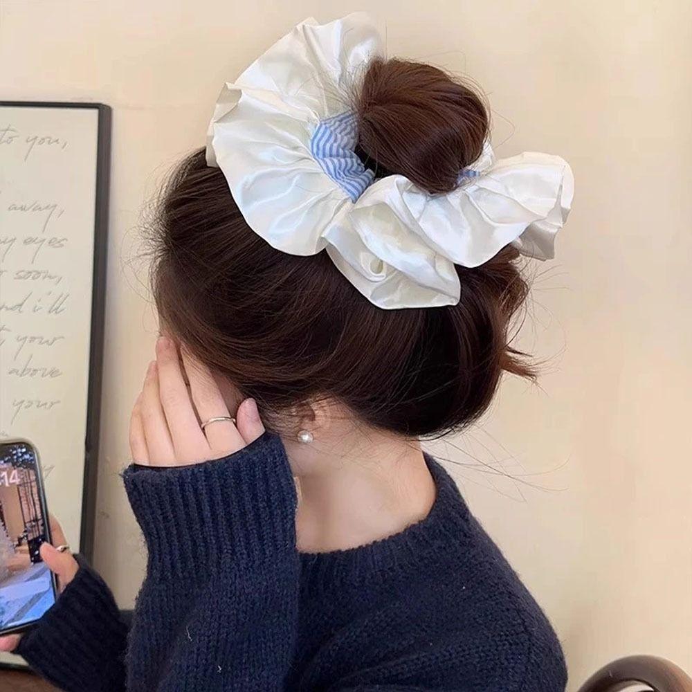 Extra Large Hair Scrunchie High Elasticity Ponytail Holder Kawaii Hairband