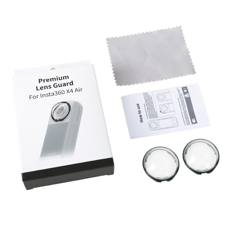 Protective Lens for Insta360 X4 Air,Panoramic Optical Glass / PC Protective Lens for Insta360 X4 Air Camera
