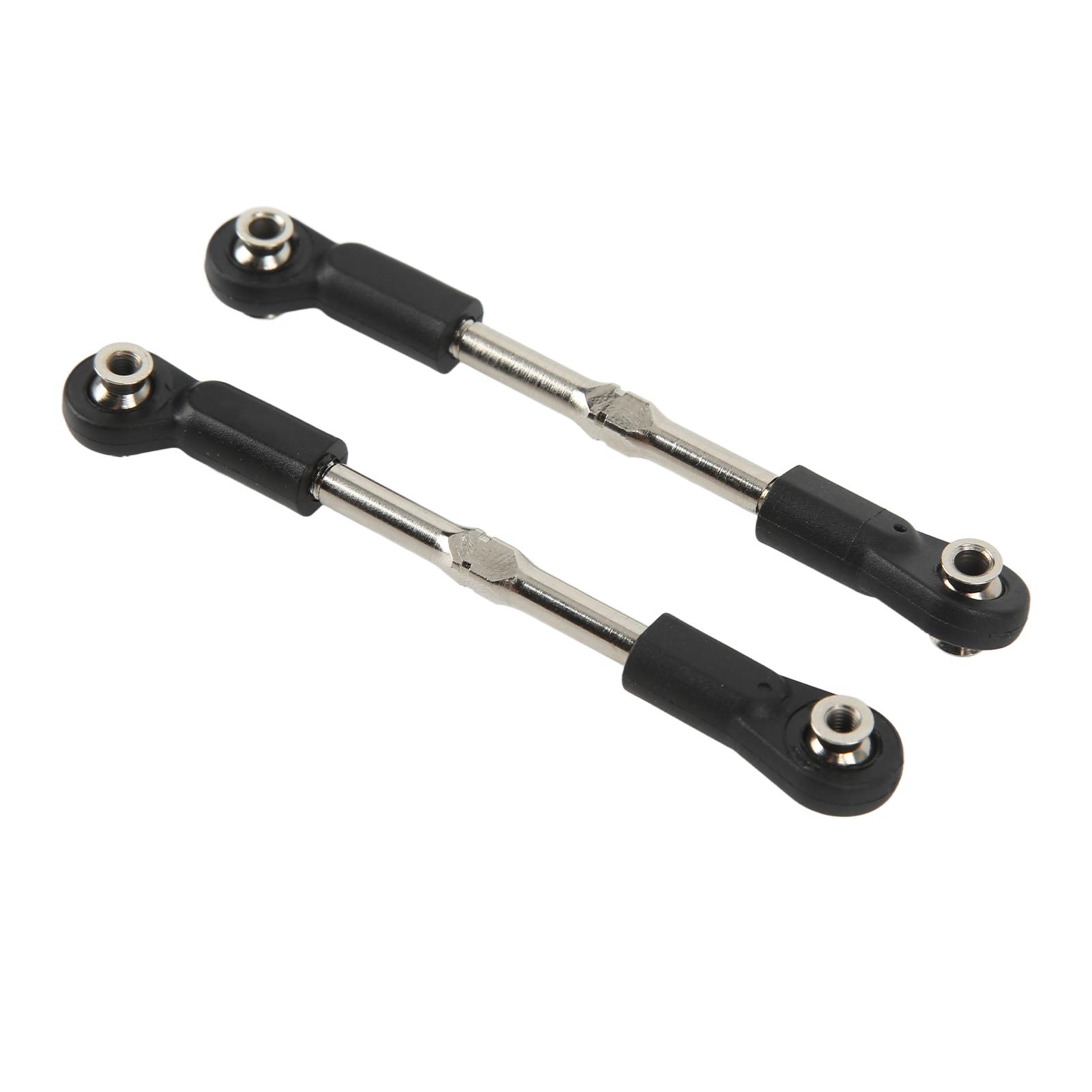 

2pcs RC Steering Tie Rod Black High Strength Shock Absorption Steering Link for ZD Racing DBX07 EX07 1/7