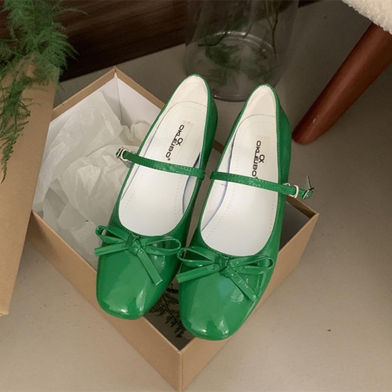 

Bailamos 2025 New Women Flat Shoes Fashion Shallow Ladies Casual Soft Mary Jane Shoes Outdoor Dress Flat Ballet Shoes 35