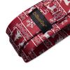 Dibangu Christmas Men's Tie Set Red Green Santa Claus Animal Tree Silk Juaquard Hanky Cufflinks Set Gift for Men