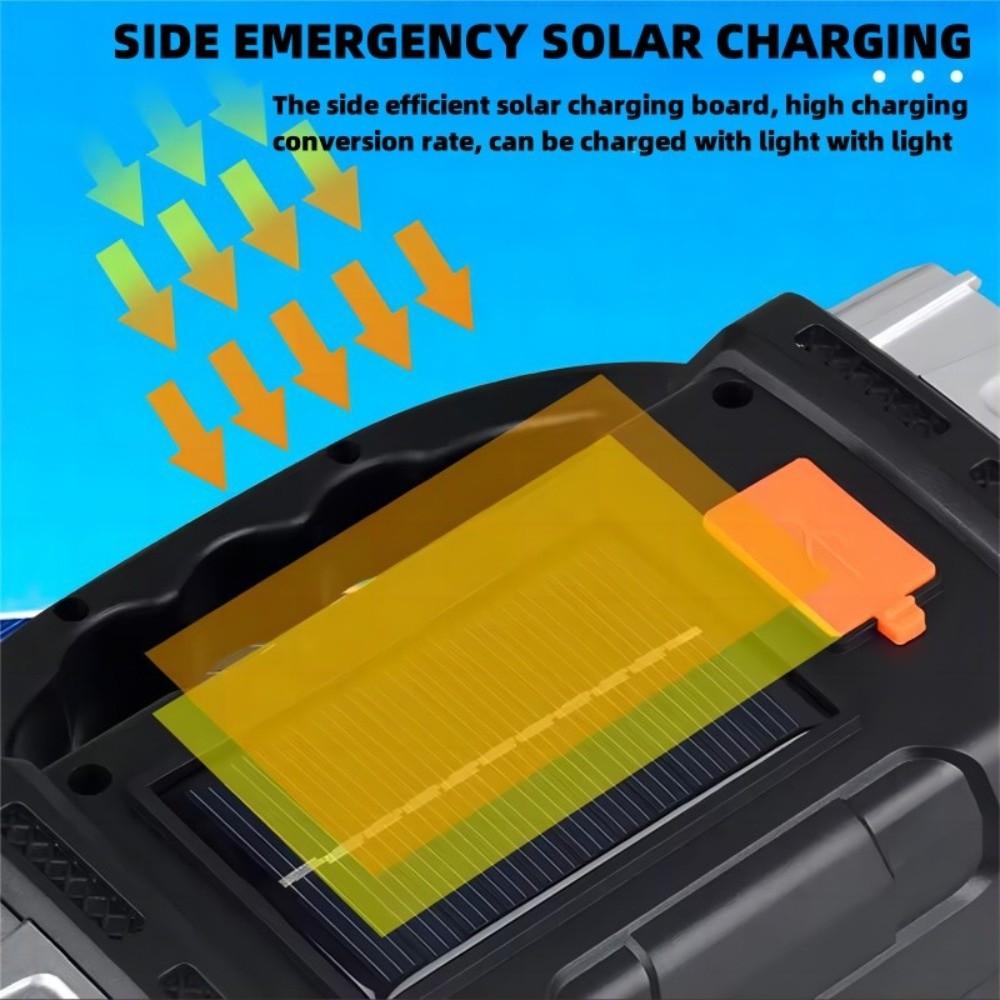 Rechargeable Camping Flashlight Waterproof Powerful Handheld Lantern Wilderness