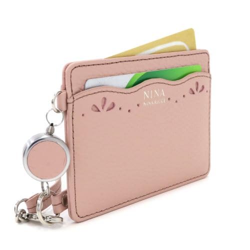 Nina Nina Ricci Ondure Purse, Single Pass Case with Chain, 35-3200, Pink