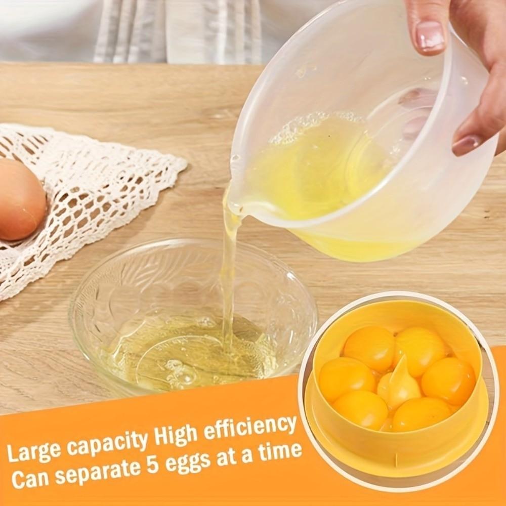 Easy To Clean Egg Separator Large Capacity Yolk Filter Separator Kitchen Accessories