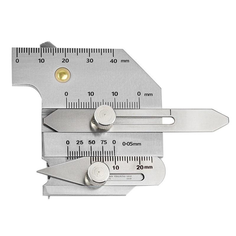 Weld Gauge: Seam & Bevel Angle Ruler, Undercut Depth Measuring Tool