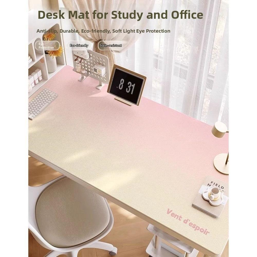 Non-Slip Desk Pad Solid Color Desk Blotter Pad Mouse Blotter Pad Large Table Mat  Desk