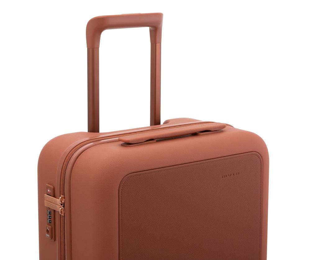 Suitcase Carry Case TSA Lock Zipper Type Dial Type Small 34L Terracotta [Morun] Carry-on