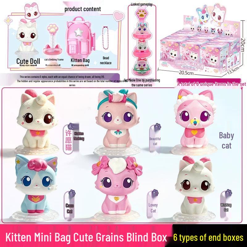 Beautiful Kitten Plush Toy Princess - Wish Meow Meow Birthday Gift for Girls