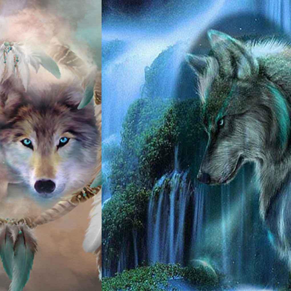 Round Rhinestone Drawings Embroidery DIY Diamond Painting Stitchwork Cross-Stitch Pictures Home Decor