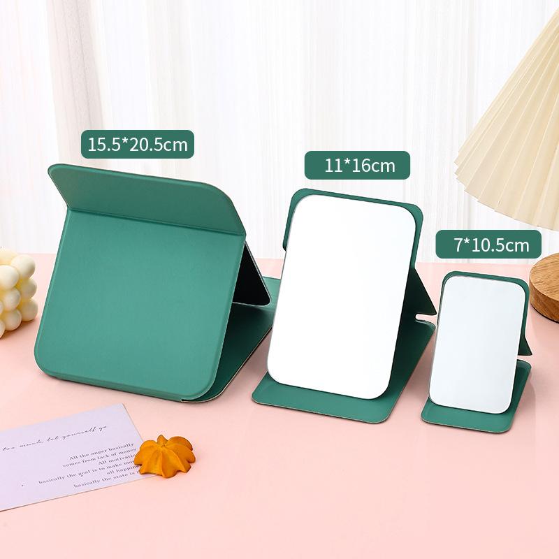 Folding Makeup Mirror Portable Pocket Makeup Mirror Single-side Creative