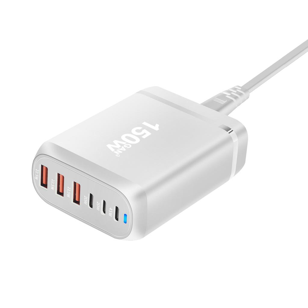 150W Multi-Port USB-PD Fast Charging Desktop Laptop Charger