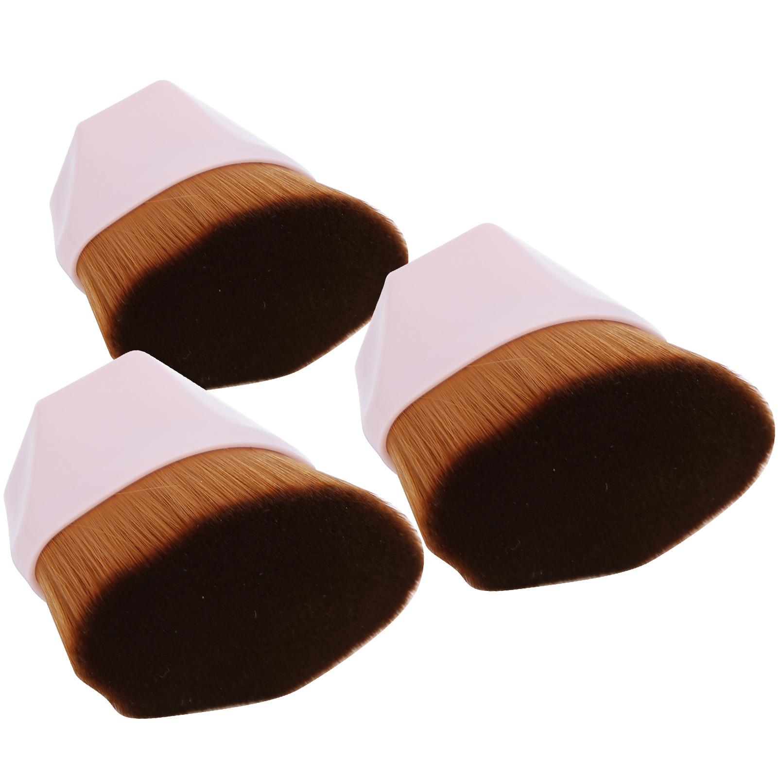 3pcs Makeup Liquid   Brushes Cosmetic Flat Blush Brushes Cosmetic Brushes