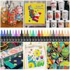 Double Ended Acrylic Paint Pen - 24/48/72/96/120/168 Colors, Pigment Pen Is Suitable For Painting, Ceramic, Wood, Canvas, Plastic DIY Crafts 3ml