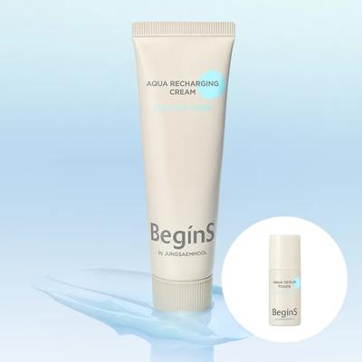 Beginnt mit Jung Saem Mool Aqua Recharging Cream 50ml (15ml Aqua Serum Toner enthalten)