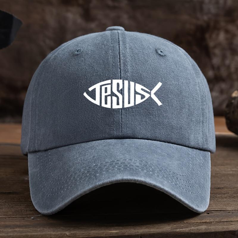 Fishbone Printed Baseball Cap, Fashionable and Versatile, Hip-hop, Men's and Women's Street Personality, Simple Duckbill Cap
