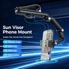 Universal 1080° Rotating Sun Visor Car Phone Mount Clip Bracket for iPhone Samsung Xiaomi GPS Cell Mobile Car Clip Bracket Stand