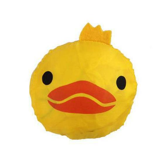 Eco-Friendly Folding Shopping Bag with Japanese Animal Cartoon Design, Large Capacity, Polyester 190T, Puppy Theme