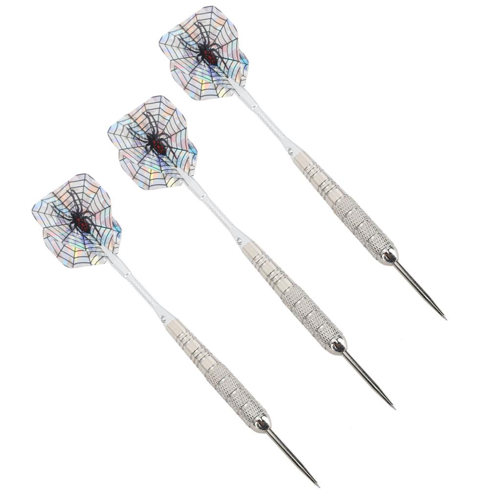 Metal Tip Darts Set Iron Aluminum Lightweight Enhanced Grip Professional Metal Darts for Dartboard