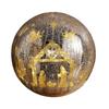 Glowing Cracked Nativity Ball Illuminated Crackle Sphere with Nativity Scene Hidden Lighted Christmas Glass Ball for Tree Home Party Decor