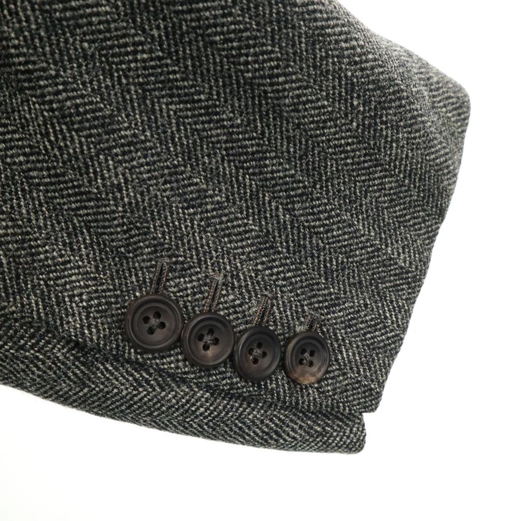 THOM BROWNE 90s Old Herringbone Pattern tailored jacket gray Men's Used