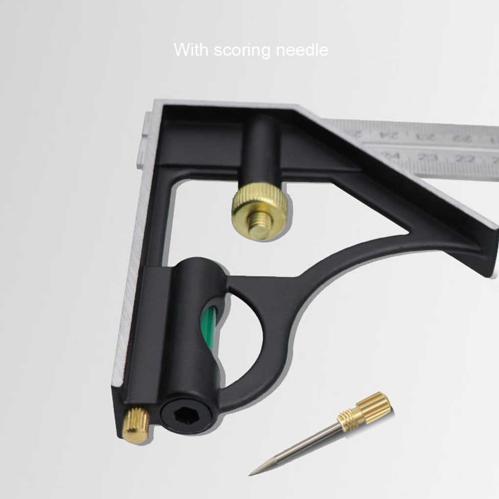 Combination Angle Ruler Accurate Woodworking Accessory Hand Tools Adjustable Measuring Protractor Measure Tool