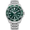 [CITIZEN] ProMaster BN0199-53X (200m Water Resistant / Eco-Drive / Men's) Green Silver
