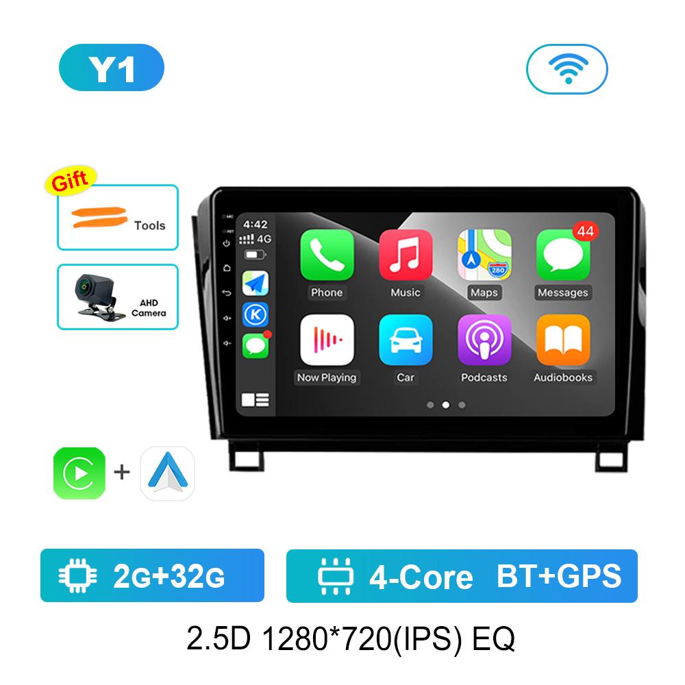 Car Radio Multimedia Player 10 Inch Android OS GPS for Toyota Tundra XK50 2007 - 2013 WiFi 4G IPS Screen Auto Tools Cooling Fan