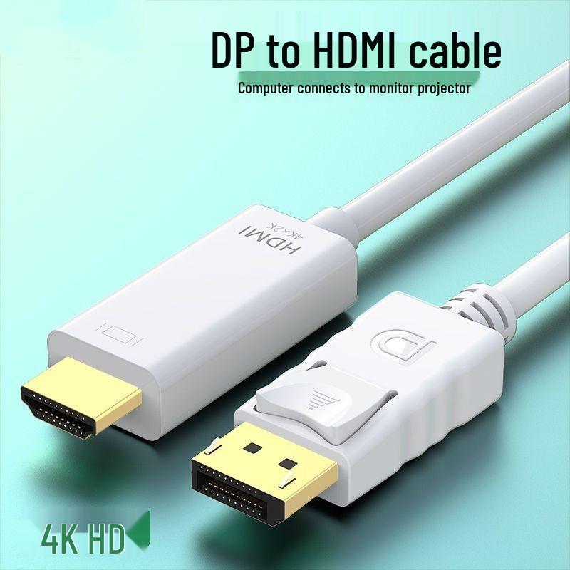 4K DP to HDMI Converter Cable for TVs & Monitors, Custom Length