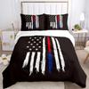 US UK National Flag Digital Polyest Duvet Cover Bedding Sets Soft Quilt Cover and Pillowcases for Teens Single/Double/Queen/King