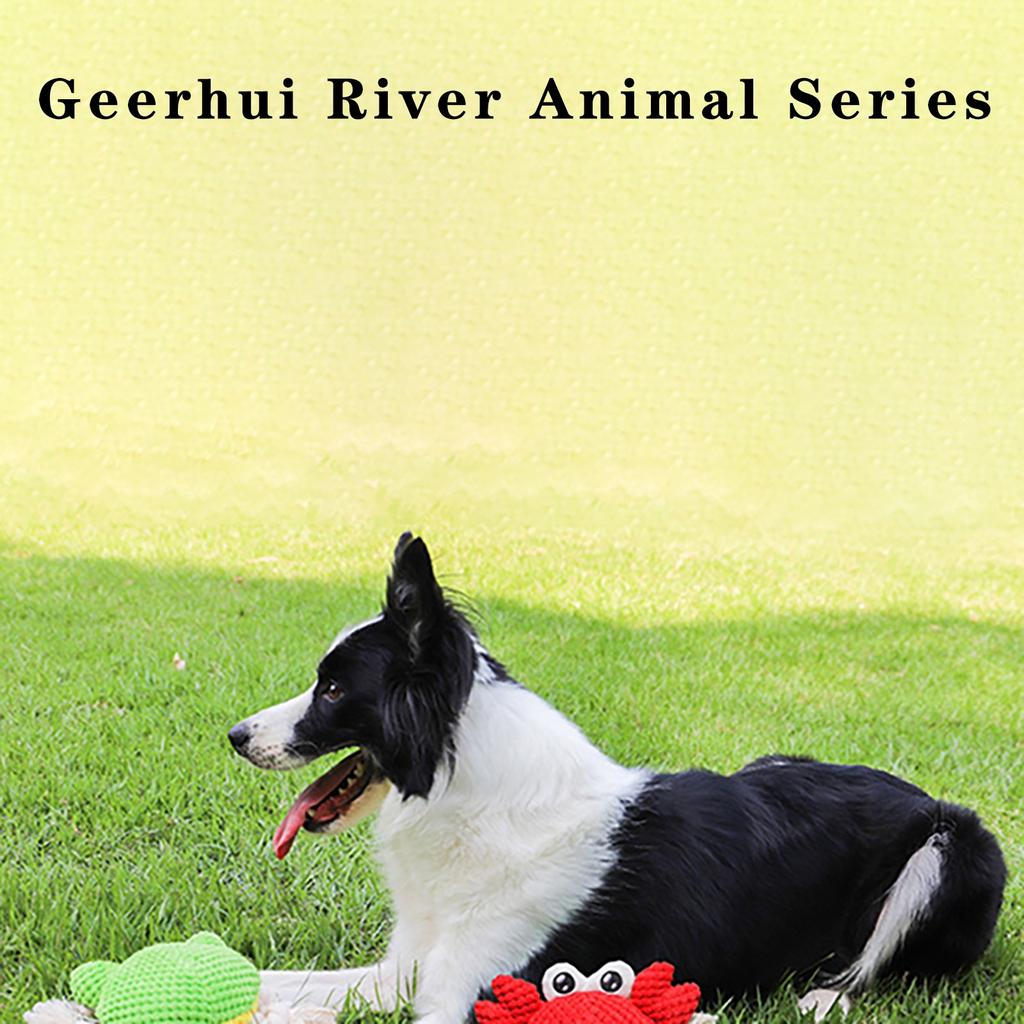 Puppy Toy Cute Plush Dog Chew Toy Boring  Hard Rope Toy Puppy Pet