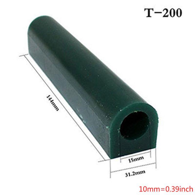 6Pcs Hard Wax Solid Carving Wax Tube Flat Side Tube Carved Sculpture Carving