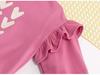 New Cute Baby Girl Heart Pullover: Spring/Autumn Princess Sweatshirt