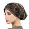 Ethnic Hat Womens High Crown Foldable Sun Hat With Breathable Polyester For Spring