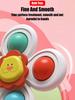 3pcs of Set 0-3 Years Old Baby Bathroom Spinning Toys,Can Be Sucked On the Table, Bathroom Wall, glass,Car Windows Soothing Toys
