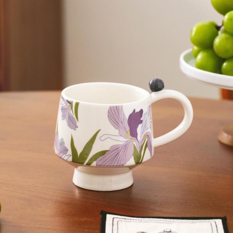 White Ceramic Coffee Mug Set with Coasters