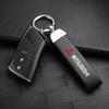Universeller Leder Auto Schlüsselanhänger Halter Auto Zubehör für Mitsubishi Pajero Sport Mirage Outlander L200 Xpander MPV