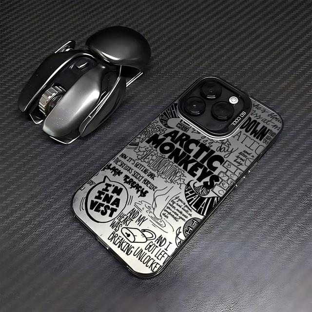 

Чохол для телефону Arctic Monkeys для iPhone 16 15 14 13 12 11 Pro Max X XR XSMAX 8 7 Plus Candy Матовий Ударостійка Задня Кришка iPhone 78 ціан