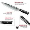 6/10pcs Black handle Kitchen Knives Gift Box Set Sharp Stainless Steel Chef knife Sankotu Cleaver Boning Paring knife