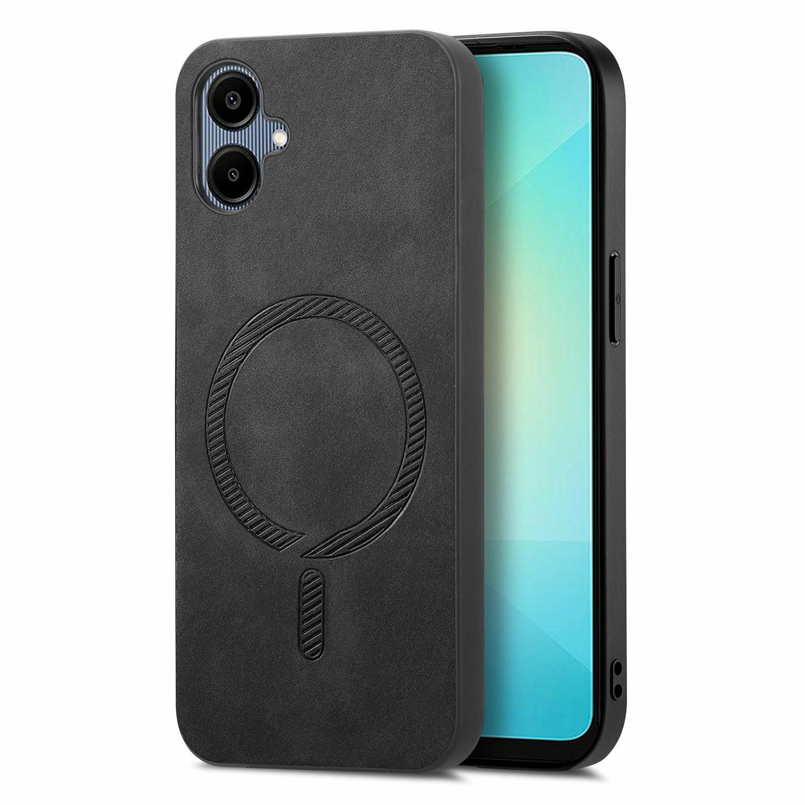

For Samsung Galaxy A06 4G Leather Back Magnetic Case Skin-Touch Phone Cover E