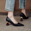 Women's Shoes New 2025 Summer Shallow Mouth Pointed Toe Black Beige Pumps Elegant Fashion French Style High Heels Shoes
