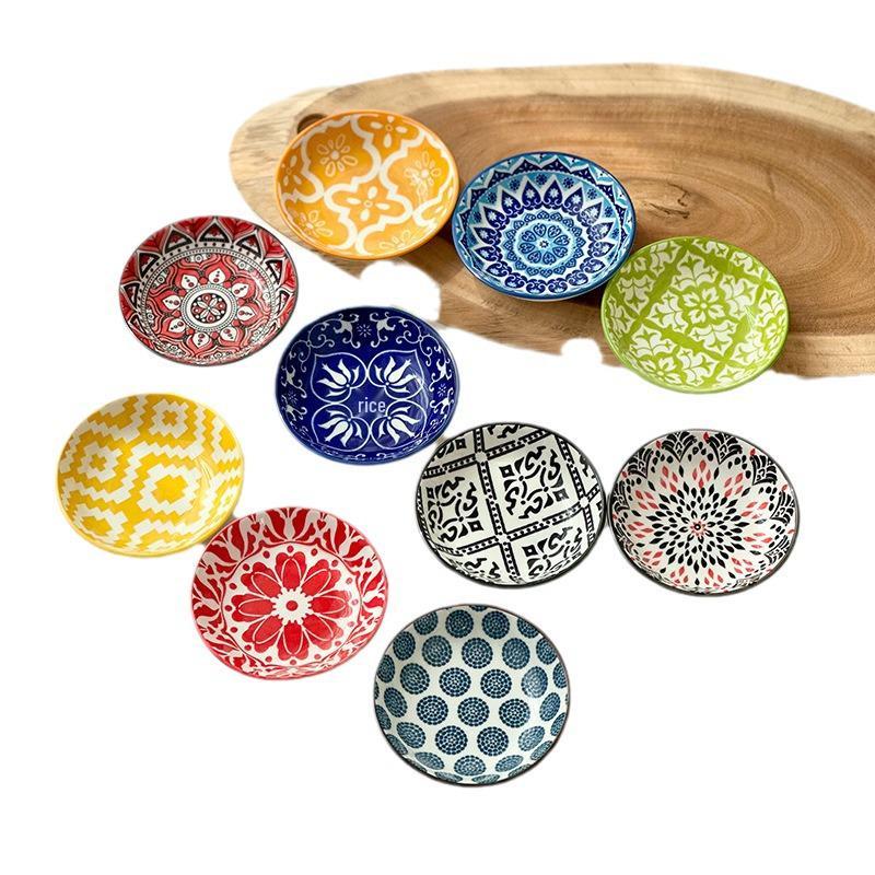 Bohemian Ceramic Omáčka na namáčení - Malé kořenky pro japonskou kuchyni a dezerty