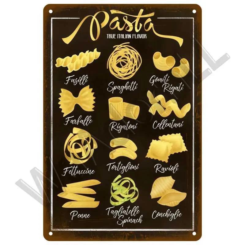 Wall Art Decoration Fast Food Metal Sign Board Retro Tin Sign Iron Paint Party Area Kitchen Restaurant Caf Restaurant Bar