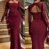 Elegante Abito da Sposa in Pizzo Primaverile con Maniche Lunghe per Spose ed Eventi Formali