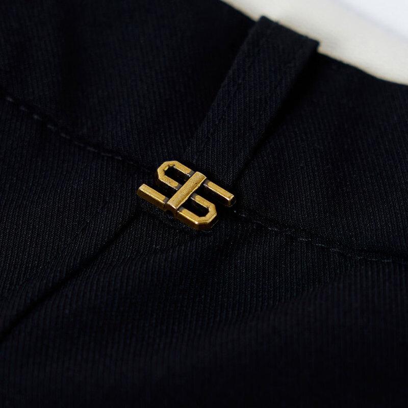 Paister Women's Plus Size Autumn Zipper Casual Suit Pants