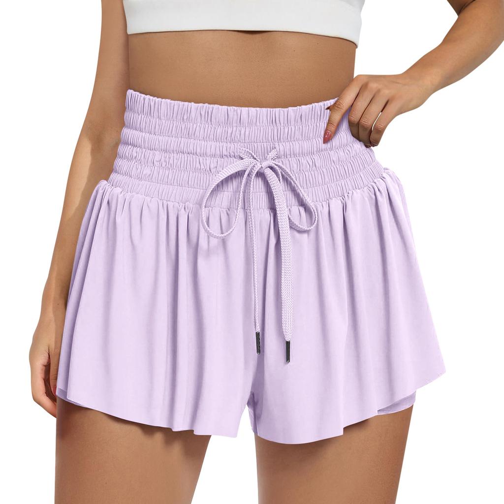 Flowy Athletic Shorts For Women High Waisted Gym Yoga Workout Running Tennis Skirt Skort Cute Clothes Casual Summer