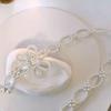 Pearl Flower Flower Pearl Belt Decoration Strap Dress Waist Strap New Waist Chain  Ladies